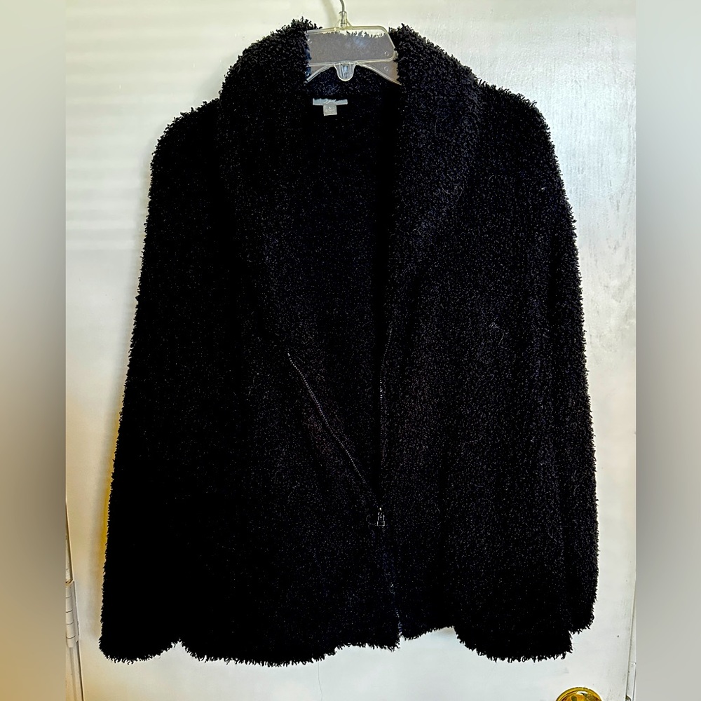 Zippered sweater jacket